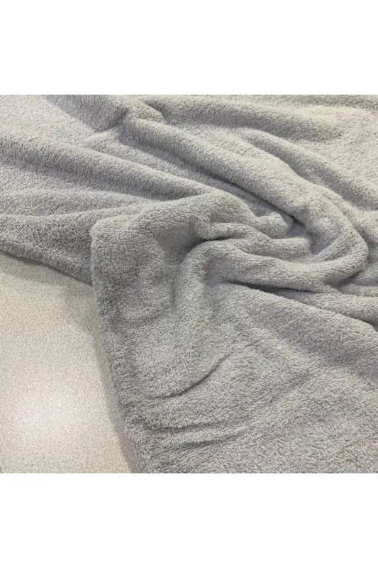 Gray Hand Towel 4-Pack Hotel Hairdresser Barber Towel 100% Cotton 200 Gr/Piece 50x90 Cm-Gray - 3