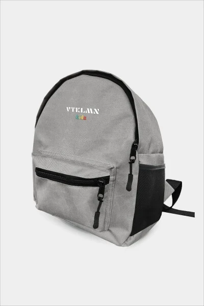 Gray Kids Kindergarten Preschool School Backpack - 4