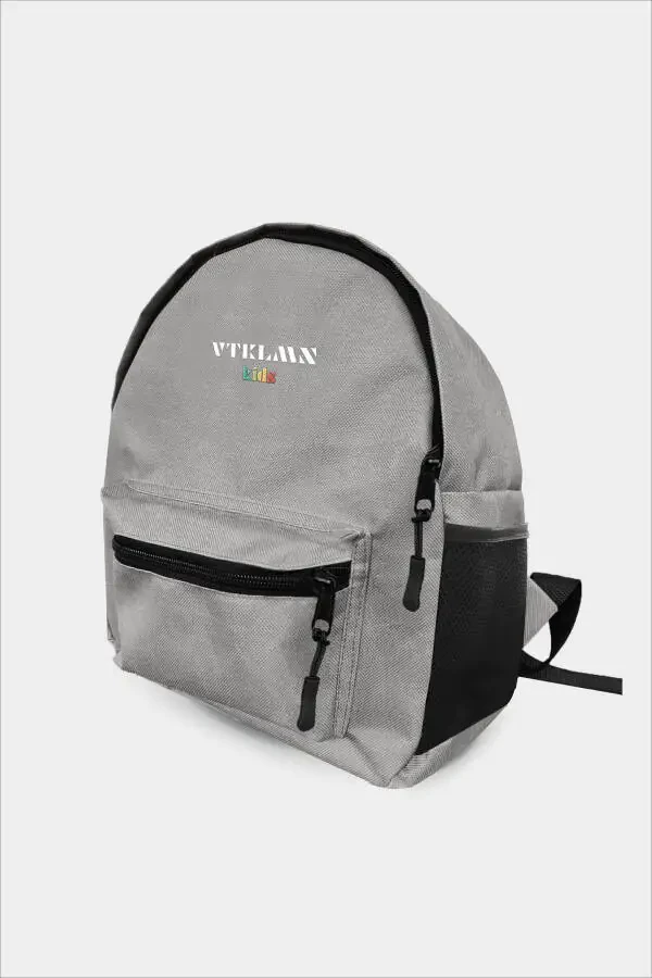 Gray Kids Kindergarten Preschool School Backpack - 4