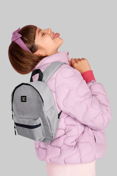 Gray Kids Kindergarten Preschool School Backpack - Modazone