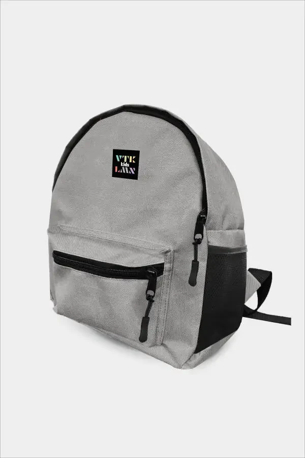 Gray Kids Kindergarten Preschool School Backpack - 2