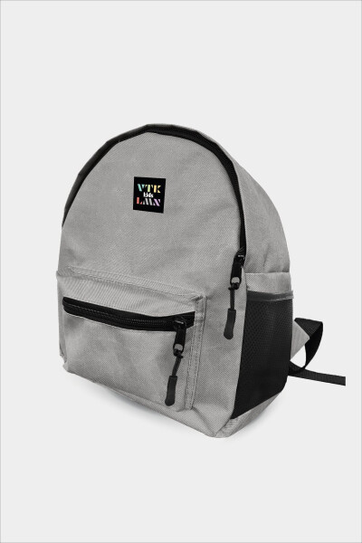 Gray Kids Kindergarten Preschool School Backpack - VATKALIMON (1)