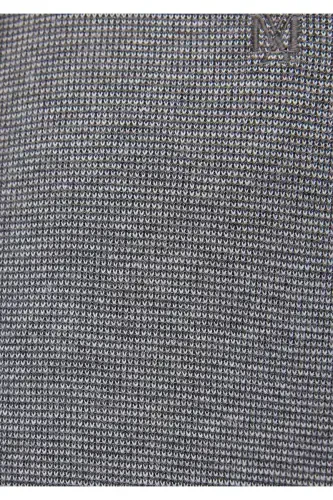 Gray Knitted Shirt Fitted / Slim Fit 02112 - 6