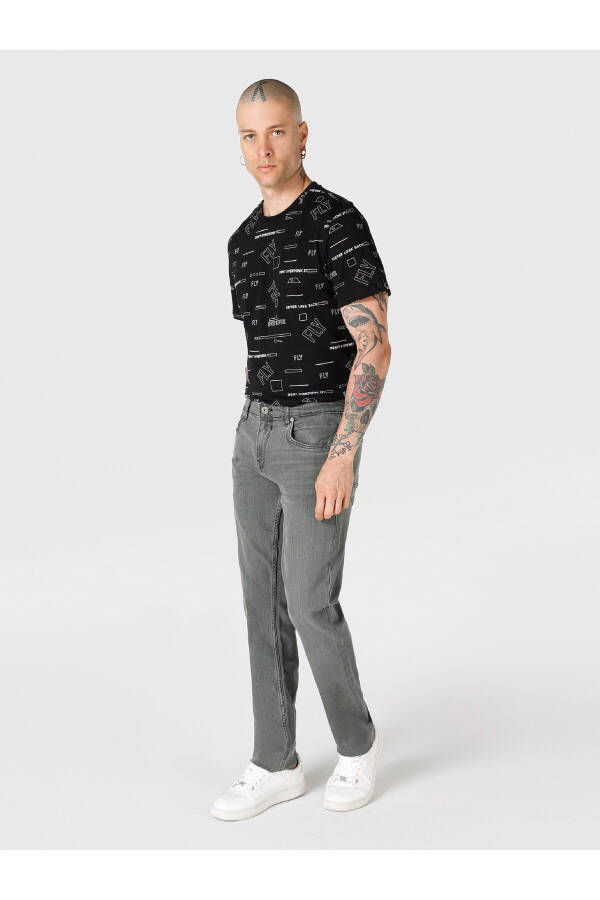 Gray men's pants - 3