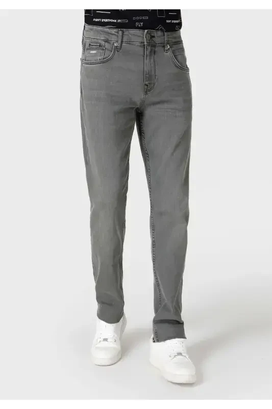 Gray men's pants - 4