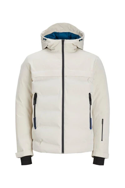 Gray men's puffer jacket - JACK & JONES