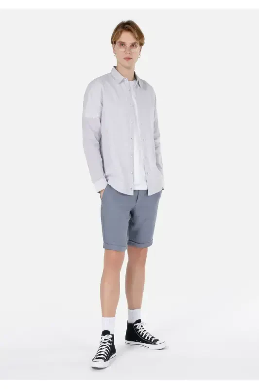Gray men's shirt - 3