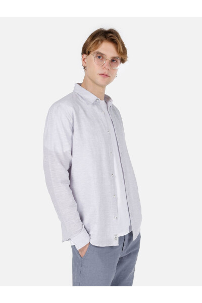 Gray men's shirt - 1