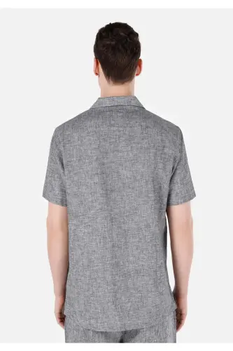 Gray Men's Shirt Short Sleeve - COLIN'S (1)