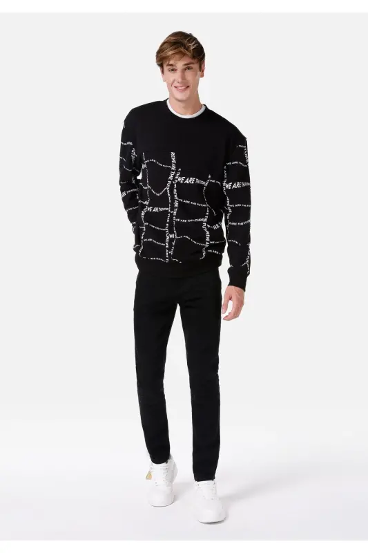 Gray men's sweater - 3