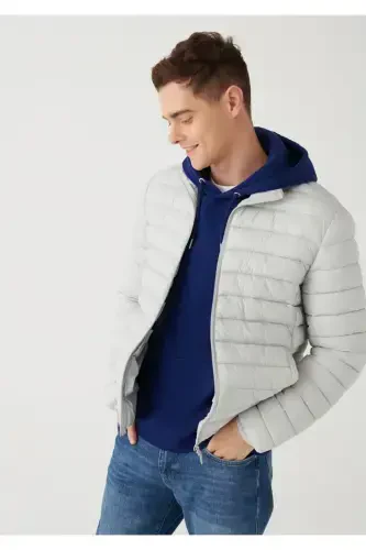 Gray Padded Jacket 0110016-70075-Gray - MAVI (1)