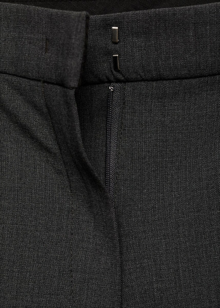 Gray pinstripe suit pants - 5