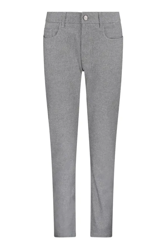 Gray Regular Fit Cotton 5 Pocket Jeans-Gray - HATEMOĞLU