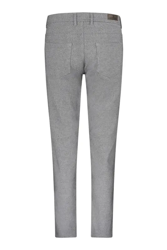 Gray Regular Fit Cotton 5 Pocket Jeans-Gray - 2