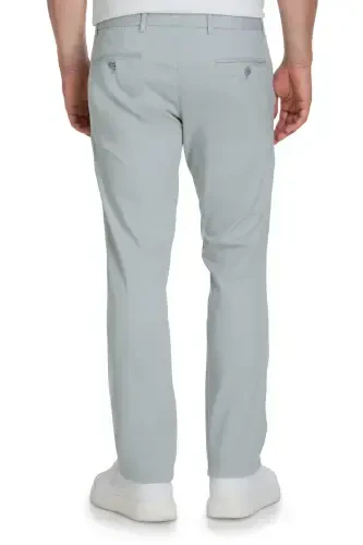 Gray Regular Fit Side Pocket Canvas Pants-Gray00 - 5