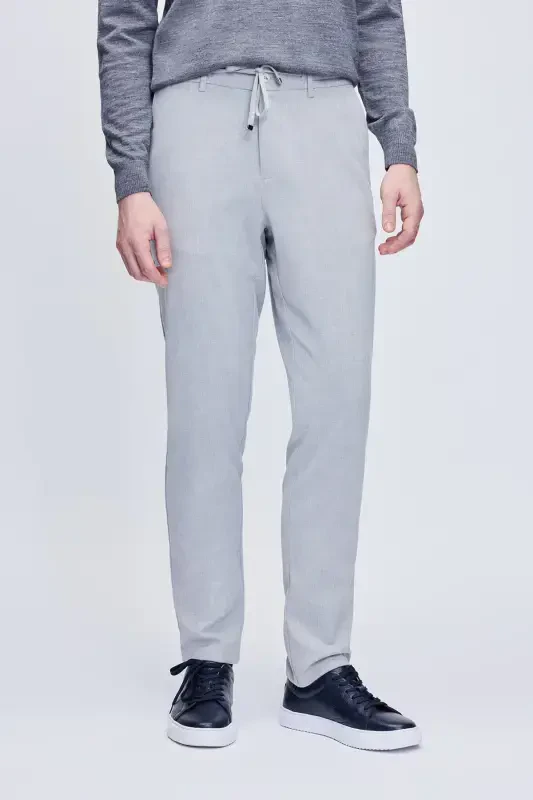 Gray Relaxed Fit Side Pocket Joggers - 1