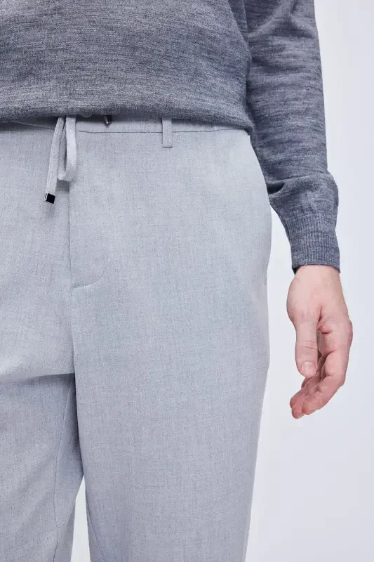 Gray Relaxed Fit Side Pocket Joggers - 3