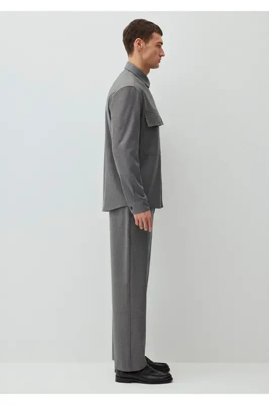 Gray Shirt Regular Fit / Normal Cut 0211279-8002 - 4