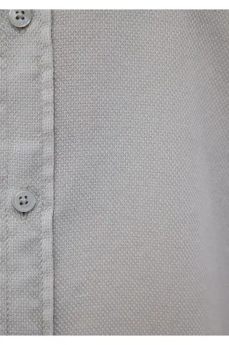 Gray Shirt Slim Fit / Slim Fit 0211091-70802 - 6