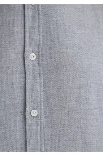 Gray Shirt Slim Fit / Slim Fit 0211390-80196-Gray - 6