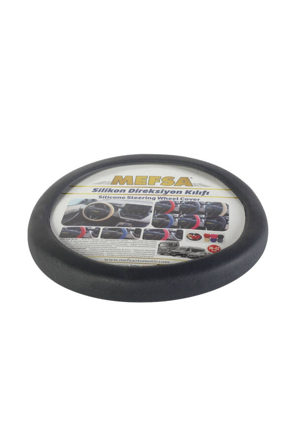 Gray Silicone Steering Wheel Cover - 2