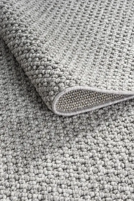 Gray Soft Textured Carpet Rug Living Room Kitchen Corridor Runner Woven Machine Carpet 0010 - 2