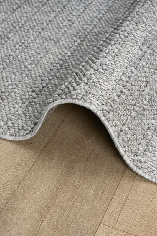 Gray Soft Textured Carpet Rug Living Room Kitchen Hallway Runner Woven Machine Carpet 0011-Gray 1 - 6