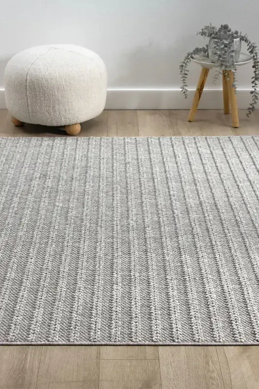 Gray Soft Textured Carpet Rug Living Room Kitchen Hallway Runner Woven Machine Carpet 0011-Gray 1 - 8