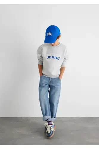 Gray Sweatshirt with Logo 6s10031-85438 - 1