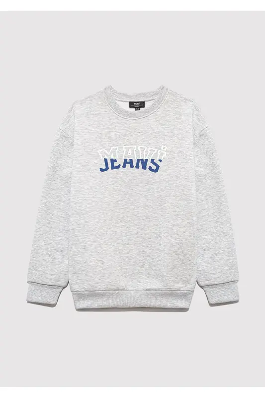 Gray Sweatshirt with Logo 6s10031-85438 - 3