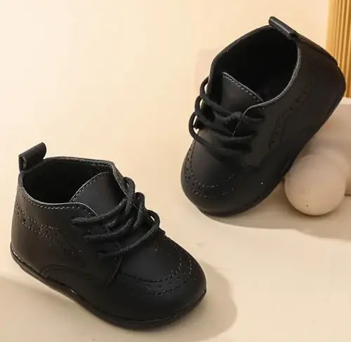 Greceen Bebek Erkek Kız Çocuk Deri Loafer Ayakkabı Rahat Oxford Elbise Düğün Ayakkabısı İlk Adım Açık Hava Ayakkabısı Beşik Ayakkabısı - 3