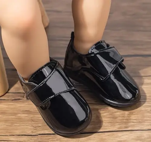 Greceen Bebek Erkek Kız Çocuk Deri Loafer Ayakkabı Rahat Oxford Elbise Düğün Ayakkabısı İlk Adım Açık Hava Ayakkabısı Beşik Ayakkabısı - 6