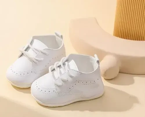 Greceen Infant Baby Boys Girls Charm Loafer Qulay Oxford Libos To'y Poyafzallari Birinchi Walker Tashqi Poyafzal Beshik Poyafzali - 2