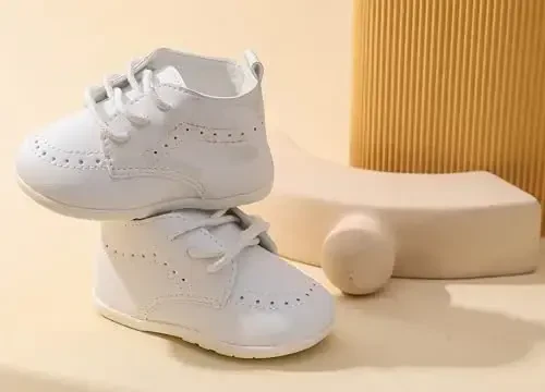 Greceen Infant Baby Boys Girls Charm Loafer Qulay Oxford Libos To'y Poyafzallari Birinchi Walker Tashqi Poyafzal Beshik Poyafzali - 3