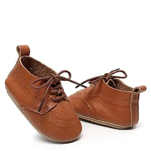 Greceen Infant Baby Boys Girls Charm Loaferlar Qulay Oxford To'y Poyafzallari Birinchi Qadam Tashuvchi Tashqi Poyafzallar Beshik Poyafzallari - 3