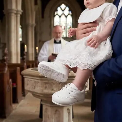 Greceen Toddler Baby Boys Girls Classic PU Leather Brogue Oxford Dress Shoes Wedding Loafers Crib Shoes - GRECEEN (1)