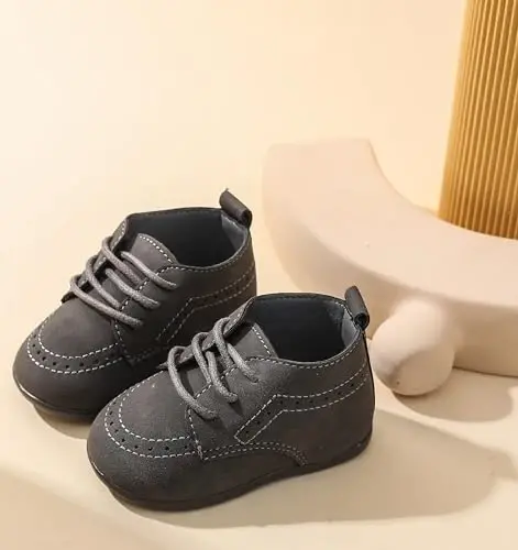 Greceen Infant Baby Boys Girls Leather Loafers Comfort Oxford Dress Wedding Shoes First Walker Outdoor Shoes Crib Shoes - GRECEEN (1)