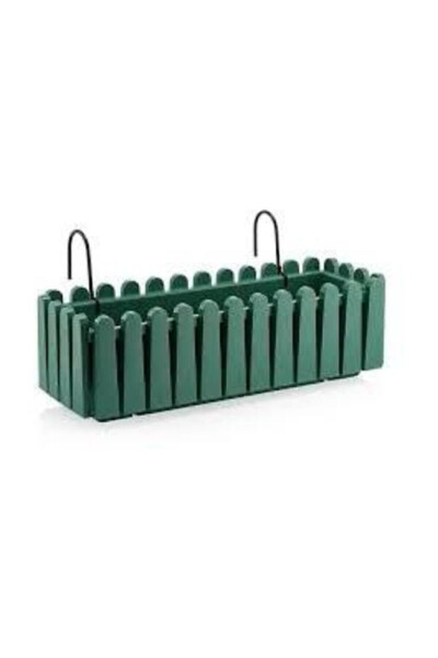 Green 9 L Balcony Rail Planter Hanging - 1