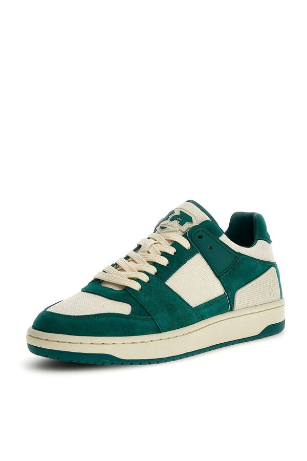 Green - Beige Men's Sneaker SAVA LOW - 1