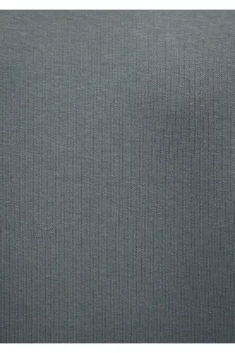 Green crew neck basic sweatshirt - 7