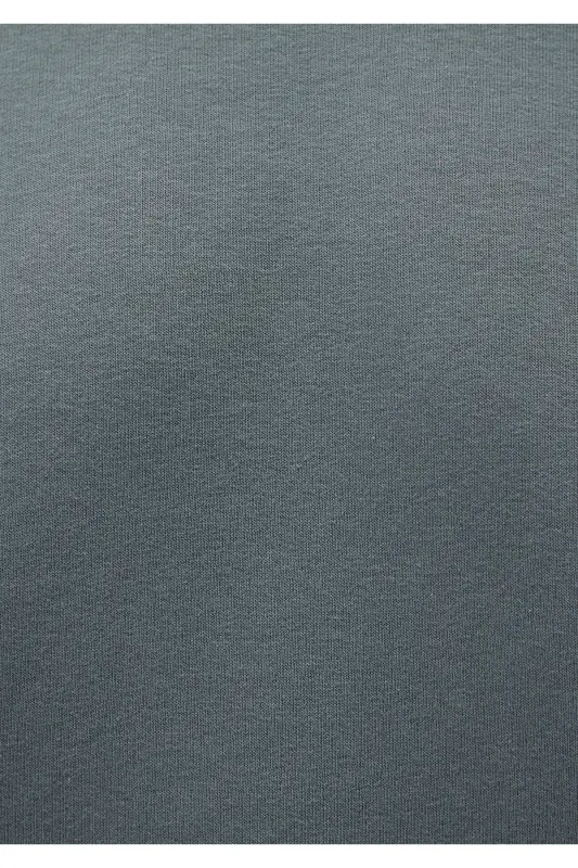 Green crew neck sweatshirt - 7