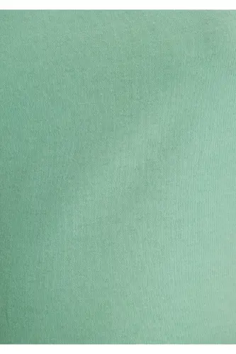 Green Crop Basic T-Shirt Crop / Short Cut 1613072- - 7
