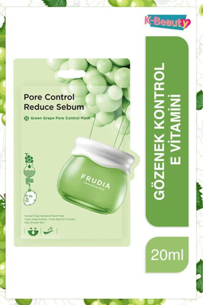 Green Grape Pore Control Face Mask 3 Pieces - 2