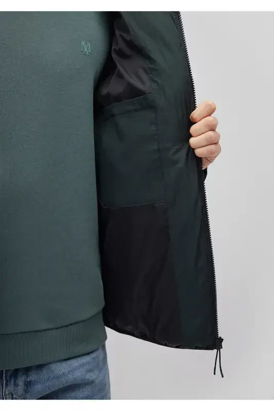 Green Hooded Puffer Jacket 0110193-71539 - 7