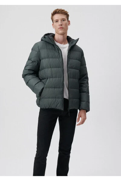 Green Hooded Puffer Jacket (0110193-71598) - Mavi