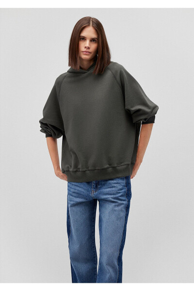 Green Hooded Sweatshirt 1S10210-86764 - MAVI
