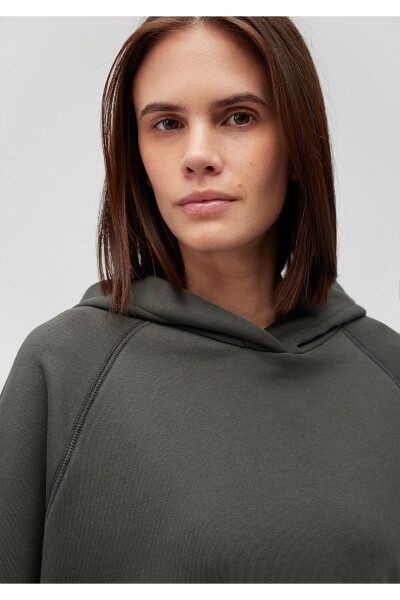 Green Hooded Sweatshirt 1S10210-86764 - 5