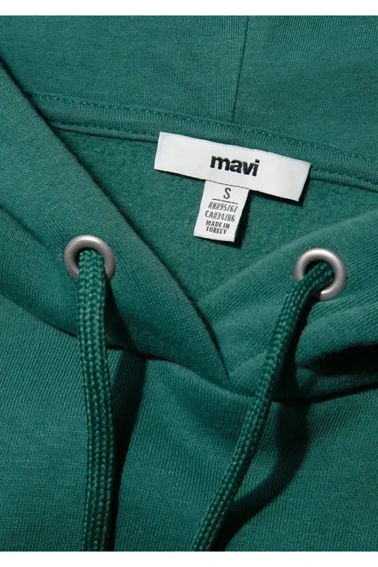Green Hoodie with Logo Print 168334-71874 - 7