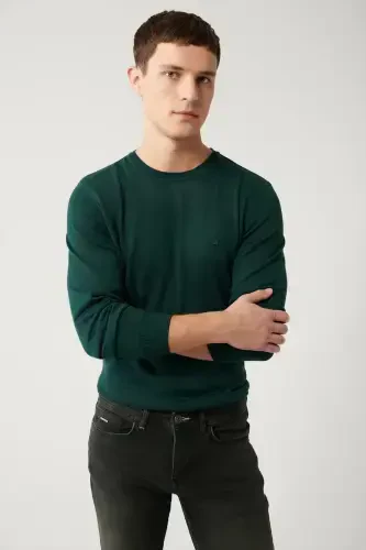 Green Knit Sweater - 1