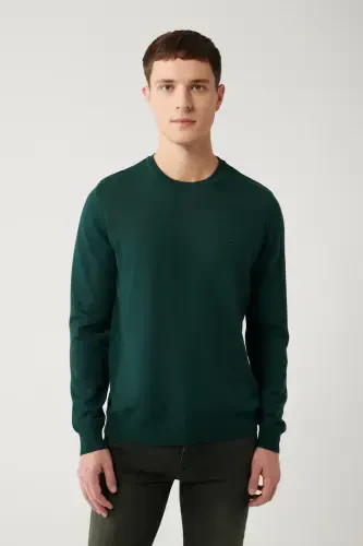 Green Knit Sweater - 3